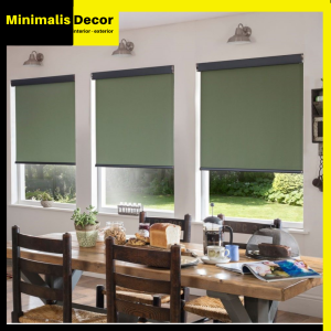 roller blind ruang makan